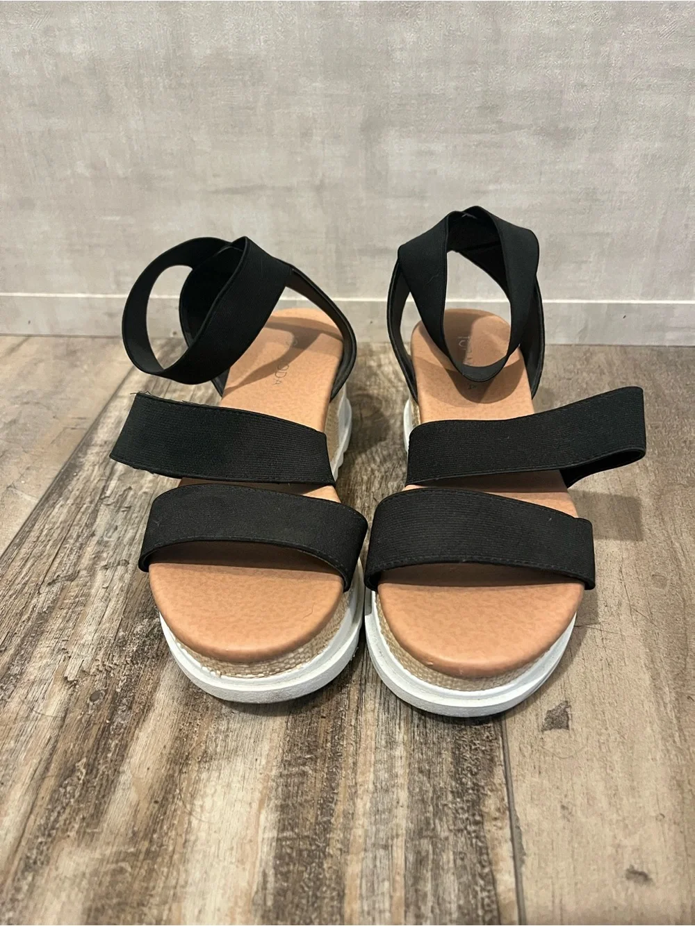 Strappy Wedge Sandals